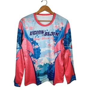 Legion Bloom Cherry Blossom Run Slim Fit XL Shirt Active Tee Scenic Japan
